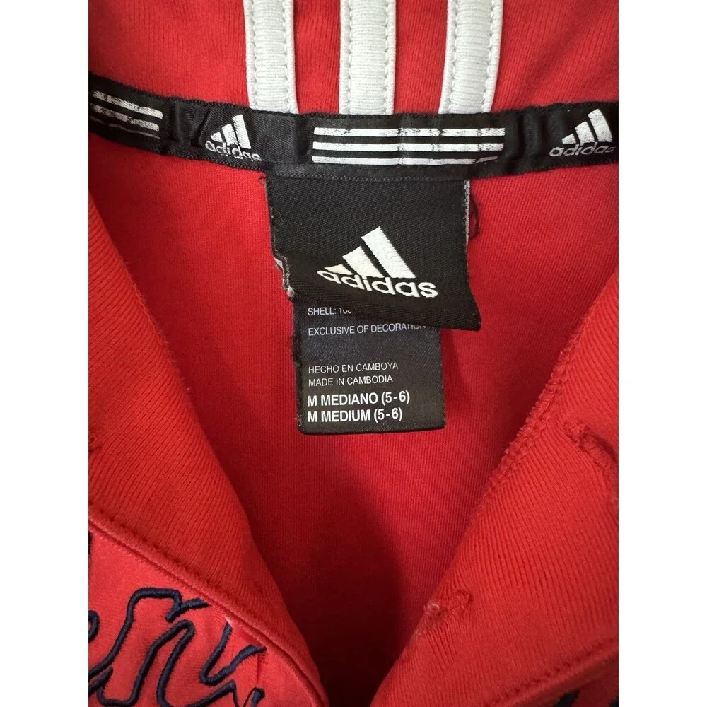 Adidas Los Angeles Angels Youth Baseball Jersey Red Size 5-6